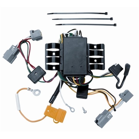 Tow Ready T-One Connector Assembly With Circuit Protected Modulite Module- 3.98 x 5.63 x 9 in. 118411